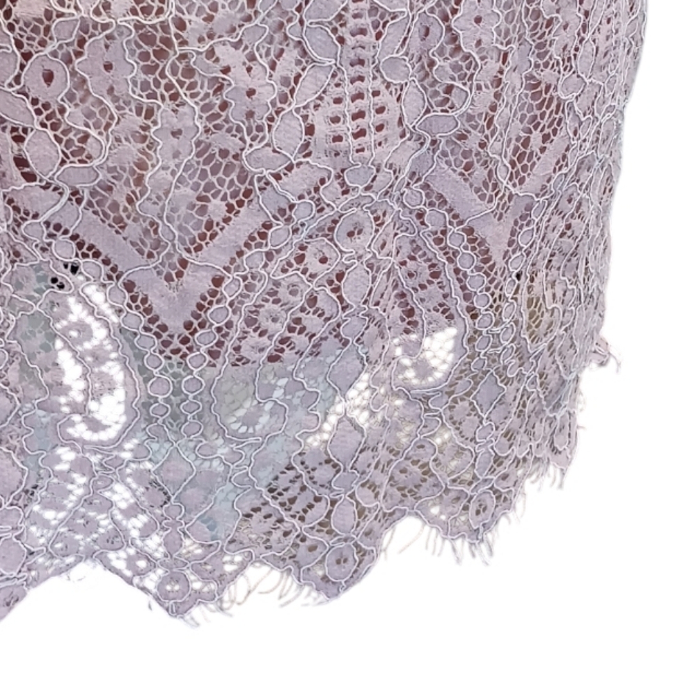 Lace Sheath Cocktail Dress Blush Pink - Picture 7 of 11